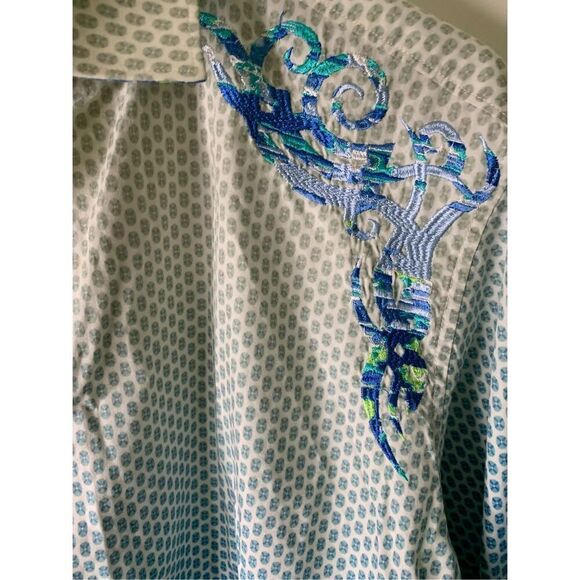 Robert Graham Limited Edition Bentoo Paradise Sport Shirt men's size XL - Picture 10 of 11